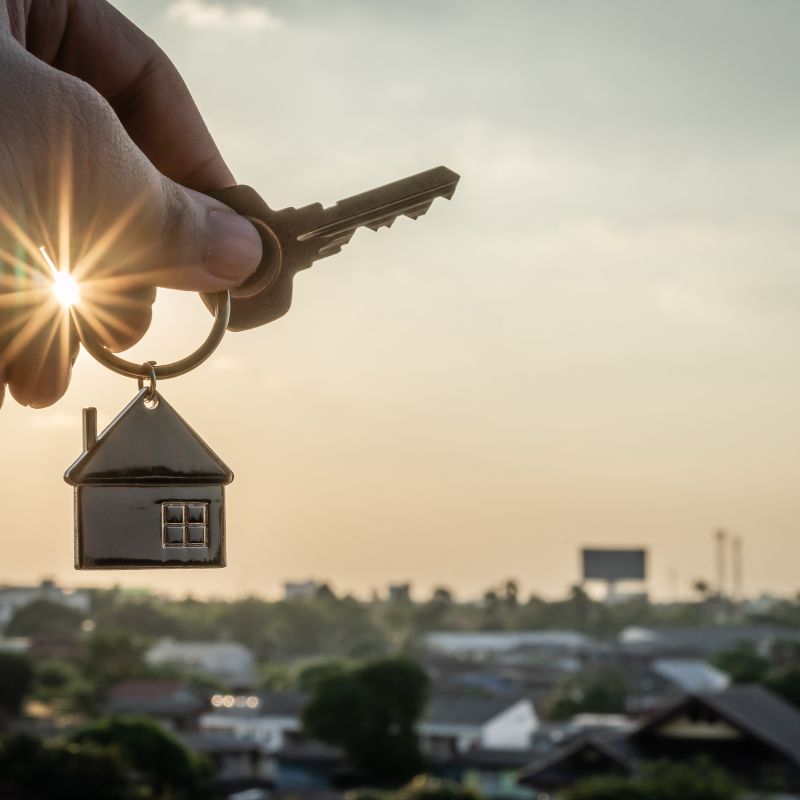 Modern family home representing homeowners dwelling and property insurance